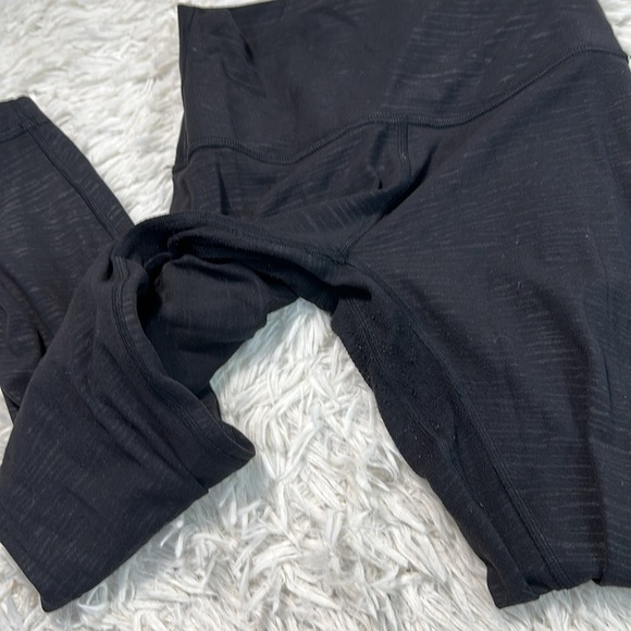 Lululemon Align Pant II 25" Stride Emboss Black - Picture 2 of 6